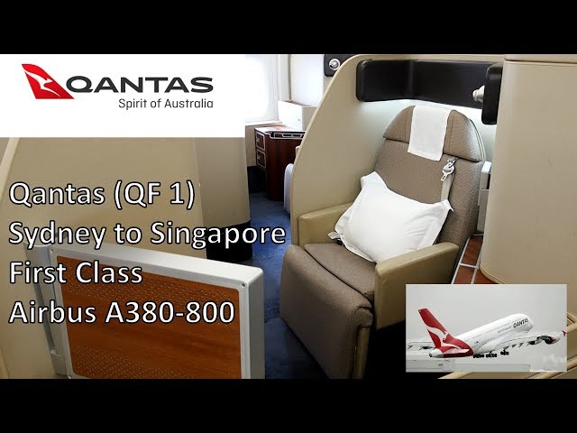 Qantas First Class Sydney To Singapore Qf 1 Airbus