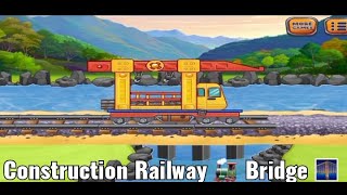 Complete construction of railway line bridge|| complete projuct|| #gaming #cartoon