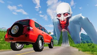 OFFRoad Car VS Danger Giant Bulge | Escape From The Shy Guy (SCP-096) | Car Ride Beamng Drive #19