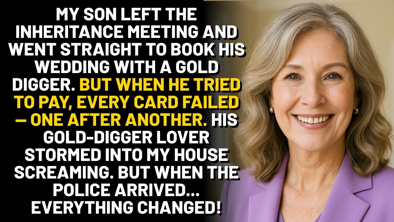 Right After My Son Kicked Me Out, I Canceled His 15 Cards — Then His $100K Engagement Collapsed...