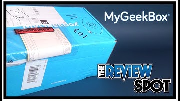 Subscription Spot | My Geek Box October 2017 Subscription UNBOXING!