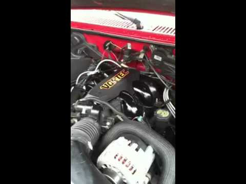 94 4.3l Vortec V6 GM (black motor) - YouTube