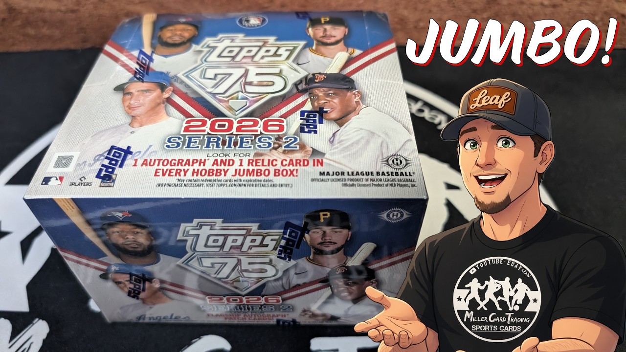 JUMBO BOX! 2026 Topps Series 2! BIG CHANNEL NEWS! - YouTube