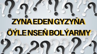 zyna eden gyzyňa öýlenseň bolýarmy? Amanullah ahun / Turkmençe wagyz Resimi