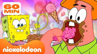 Bob l'Éponge | 80 MINUTES des Meilleurs Desserts à Bikini Bottom ! 🍦 | Nickelodeon France