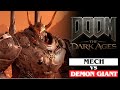 DOOM DARK AGES - ALL SLAYER MECH vs DEMON GIANT (+ FINAL BOSS) 4K Ultra HD