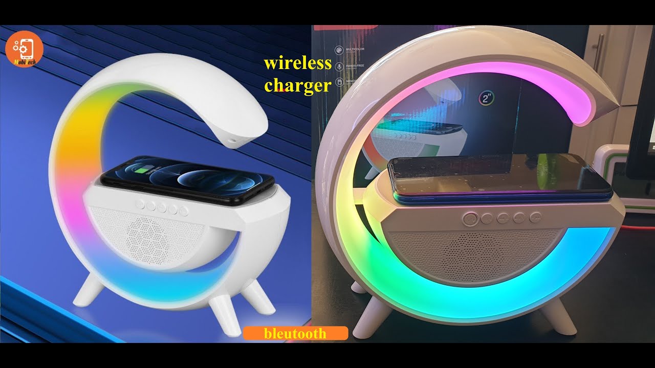 RGB Wireless Charging And Bluetooth Speaker