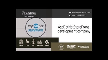 AspDotNetStoreFront development company - SynapseIndia