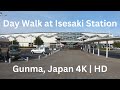 Day walk at isesaki station gunma japan  4k
