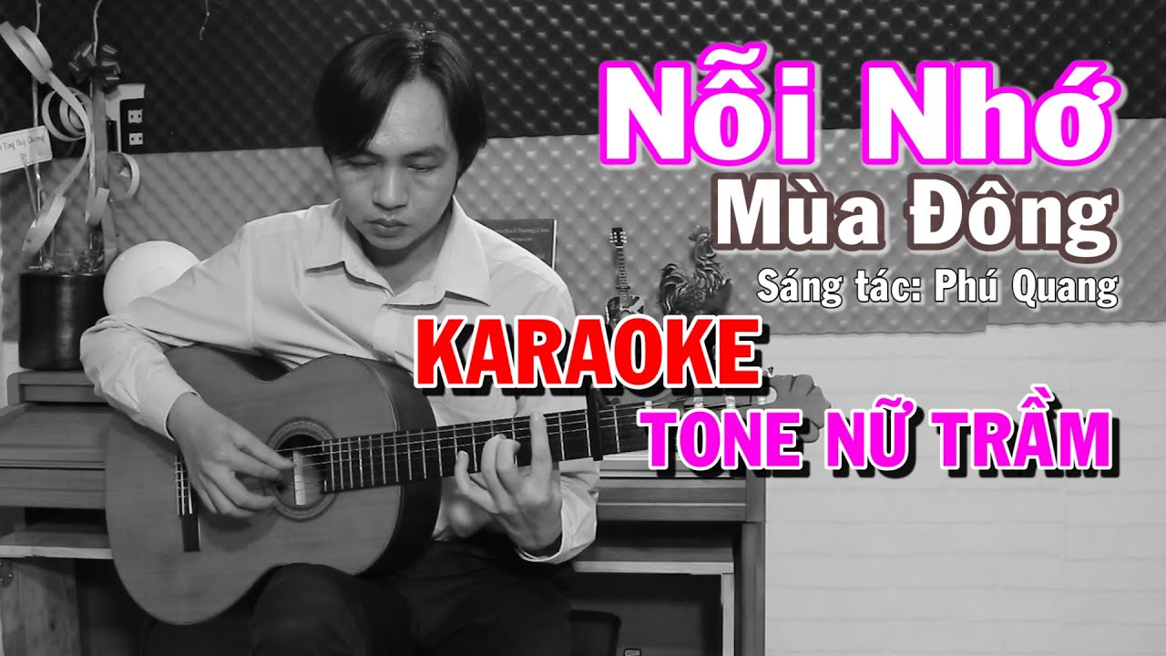 Nỗi Nhớ Mùa Đông Karaoke Guitar Tone Nữ Trầm NBC YouTube