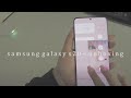 an aesthetic samsung galaxy s20+ unboxing