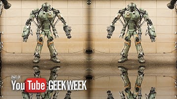 Giant Robot Mech Prototype - YouTube Geek Week - Stan Winston School