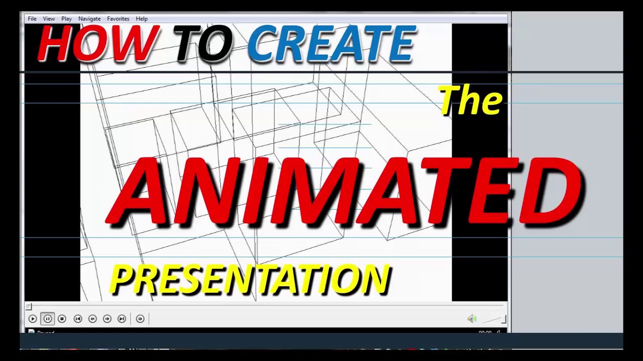 how to make presentation drawing in autocad