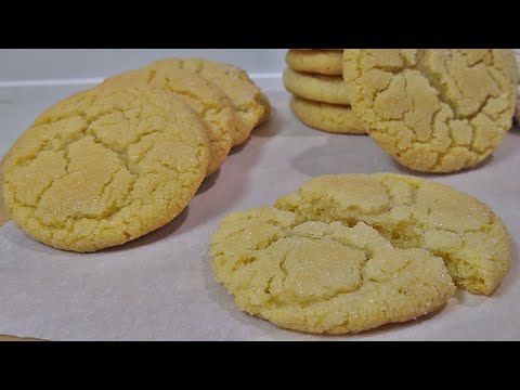 Easy Classic Sugar Cookies | 5 Ingredients | No Mixer Needed!