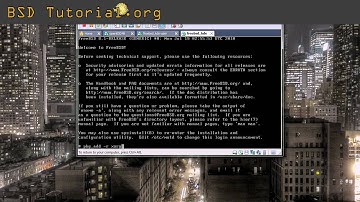 FreeBSD - KDE4  installation tutorial