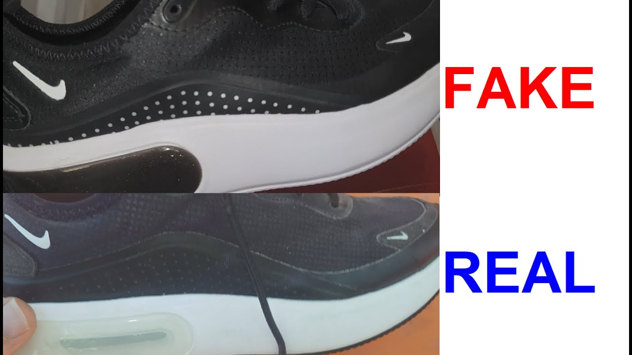 Nike Airmax real vs fake. How to counterfeit Air Max Dia - YouTube