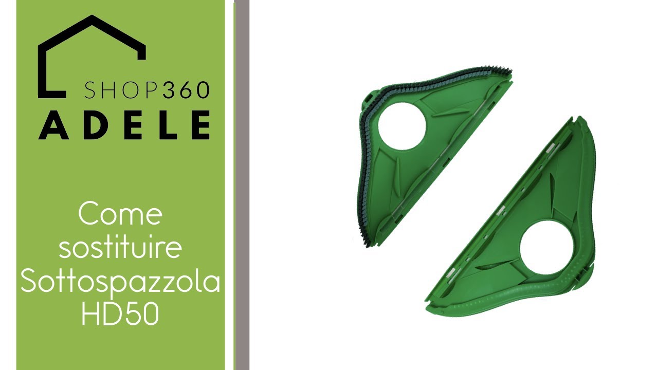 COME SOSTITUIRE LA SOTTOSPAZZOLA HD 50