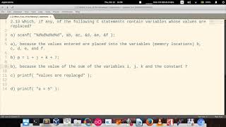 C How to Program (6th edition) - Deitel & Deitel, exercise 2.13