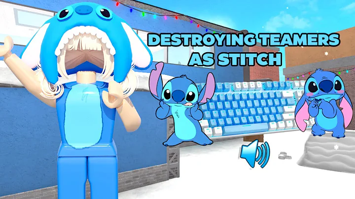 STITCH DESTROYS TEAMERS IN MM2 + GAMEPLAY (KEYBOARD ASMR)
