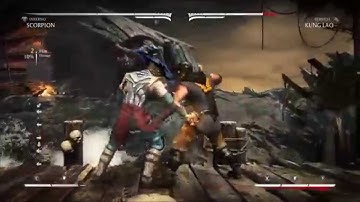 MKX Scorpion (Inferno) Two 41% (1 Bar) Vortex Combos leading to 50/50 Reset