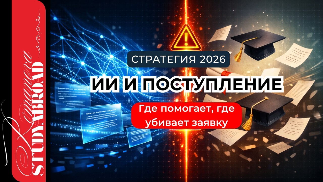 ИИ и поступление за рубеж: где помогает, где убивает заявку
