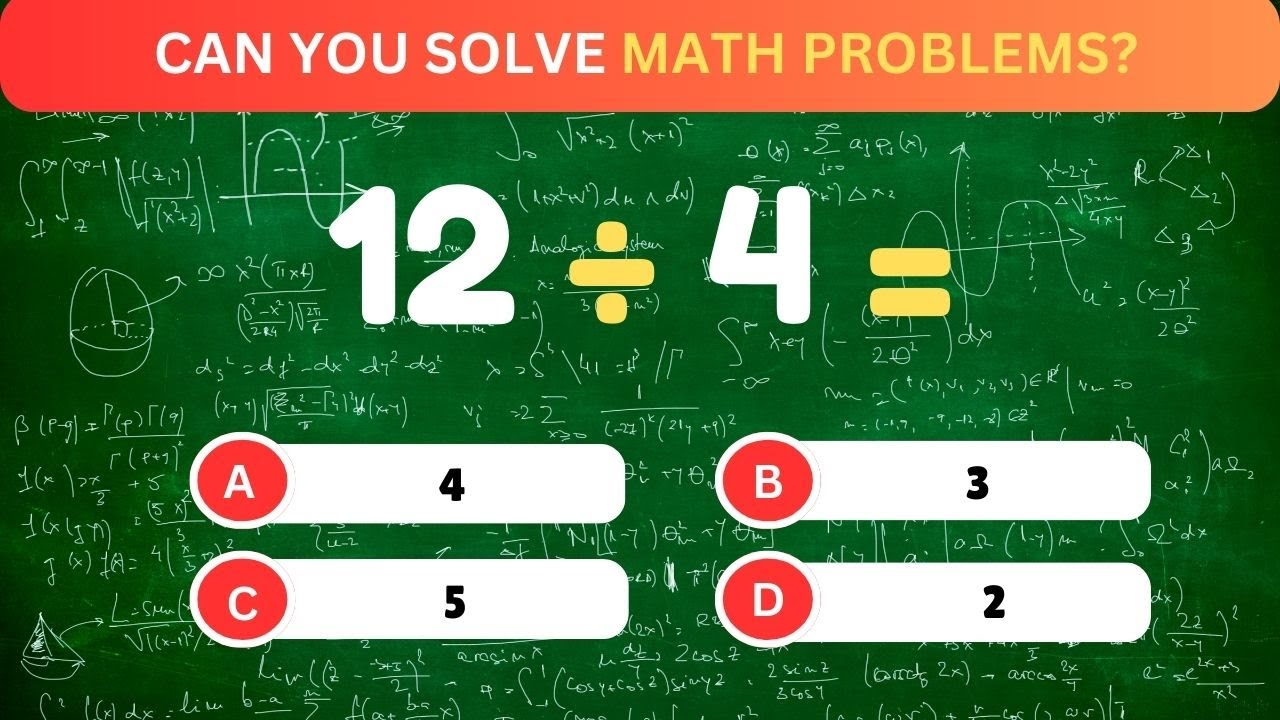 Math Quiz: Can You Solve easy to impossible Math Problems? - YouTube
