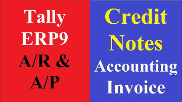 Credit Note entry in  Tally ERP9 | Credit Note entry in Invoice Format in Tally ERP9