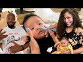 Breastfeeding Changed Chia, Kev Shows us his daddy skills, baby boogers, & Steak in an Air Fryer!