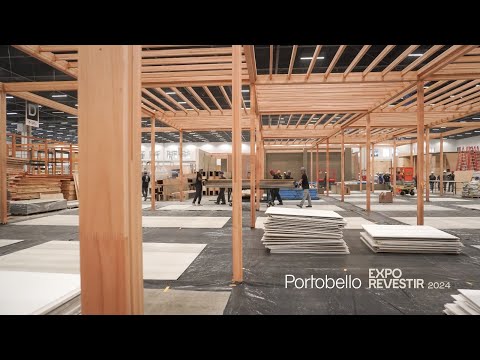 Doma Arquitetura mostra spoiler do estande da Portobello na Revestir 2024