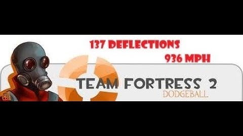 TF2 - Dodgeball - 2 players vs. BOT - 936 mph with 137 deflections!