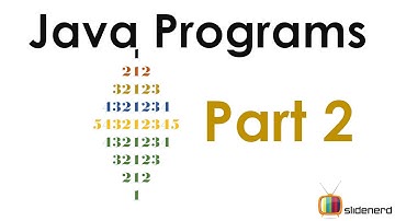 67 Java Patterns Numeric Diamond Part 2 |