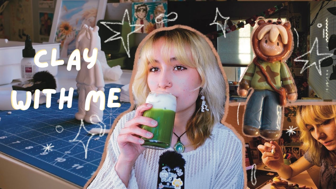 Making My Clay Mascot Studio Vlog ☆  Starting From Nothing ep.1