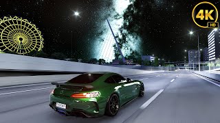 763Hp & Mercedes-Benz AMG GTR | Shutoko Night Drive | Assetto Corsa | 4K