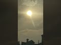 Did you saw the sun?