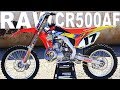 Honda cr500 af 2 stroke raw  motocross action magazine