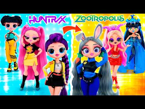 Zootopia 2 dolls transform: Rumi, Mira, and Zoey transform into Judy and Gazelle!