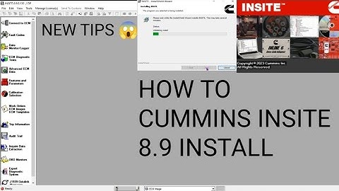 how to install cummins insite 8.9 #howto installcumminsinsite8.9 #calturam #insite #install #cummins