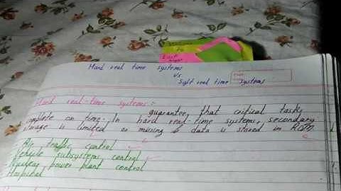 Hard real time system and soft real time system|HardRtos vs SofyRtos