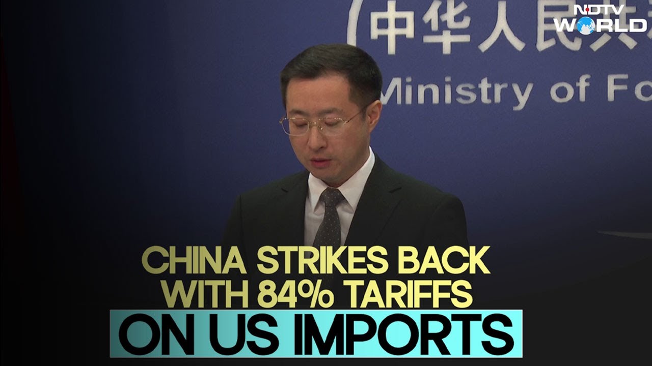 China Strikes Back With 84% Tariffs On US Imports | Trade War Escalates ...