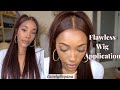 Talk Thru: Flawless Wig Application | No Baby Hair and Glueless | LovelyBryana x WowAfrican