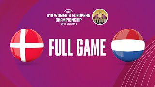 Denmark v Netherlands | Full Basketball Game | FIBA U18 Women's European Championship 2023