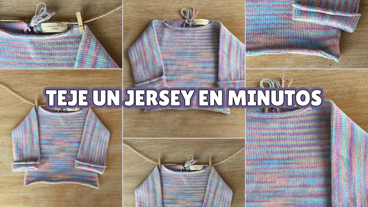 Imaginas Tejer Este Jersey En Minutos y Sin Costuras