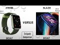 Boat xtend vs boat blaze 🔥 | under 4000 smartwatch 2022 #comparison #techpoke