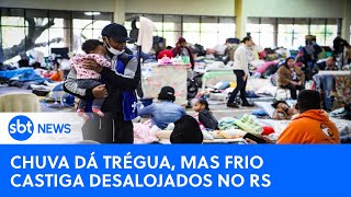 Onda de frio afeta mais de 600 mil desalojados no RS #riograndedosul