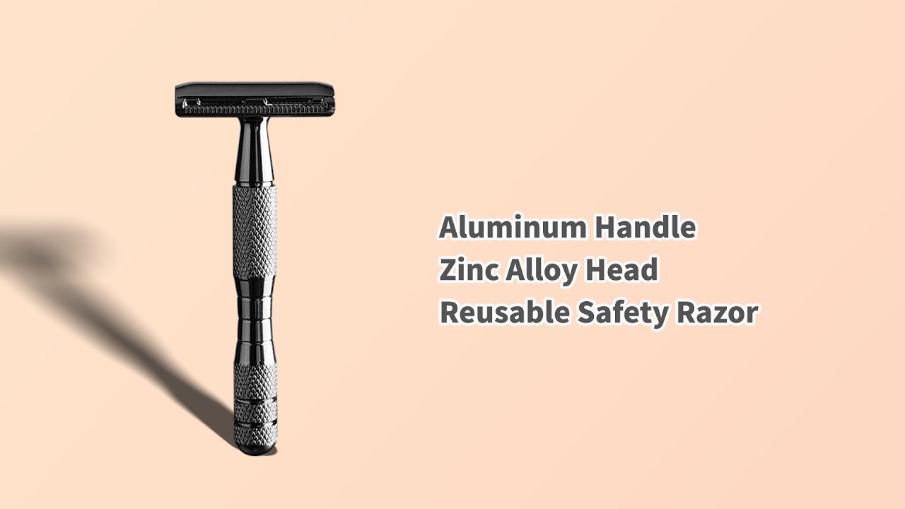 Aluminum Handle Zinc Alloy Head Reusable Safety Razor - YouTube