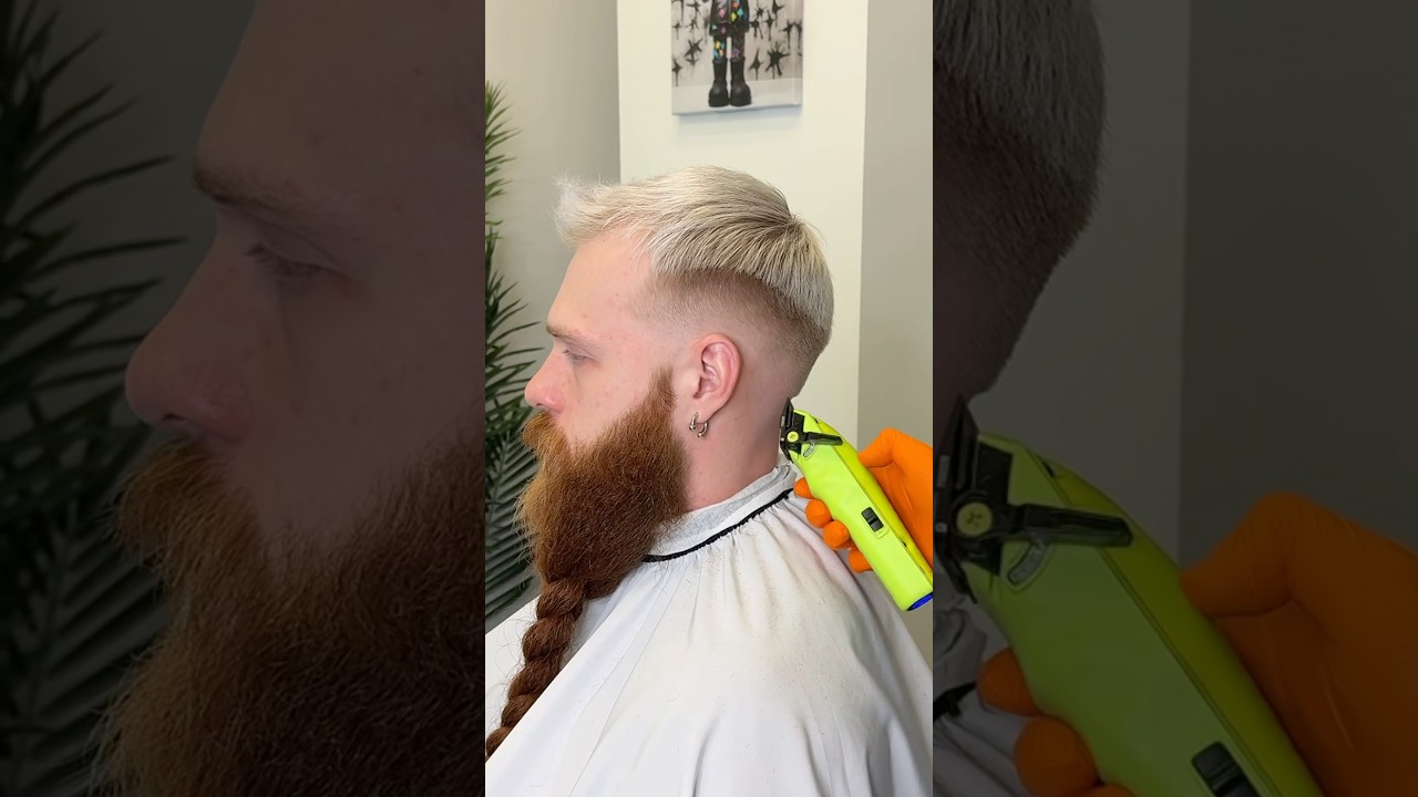 🔥 Epic Beard Transformation – From Viking to Sharp Look! ⚔️💈