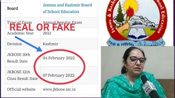 10th & 12th Class Result Will Be Declared 04 And 07 February ||  fake or real