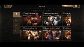 How to max Gear sets without wasting time in rise of firstborn empire Game screenshot 5