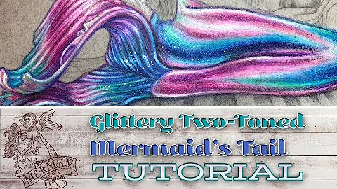 LIVESTREAM: Part I: Glittery Mermaid Tails Tutorial and Color Along with Jennifer Zimmermann