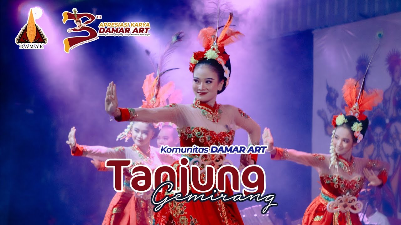 TARI TANJUNG GEMIRANG - HARLAH KOMUNITAS DAMAR ART KE 3 Tahun